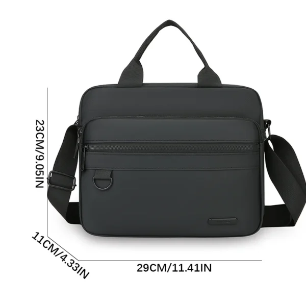 large capacity men's bag single shoulder bag waterproof and wear resistant backpack multiple pockets for business business