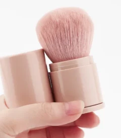 quality portable mini retractable blush brush soft loose powder foundation makeup brush multi functional nail beauty makeup tool